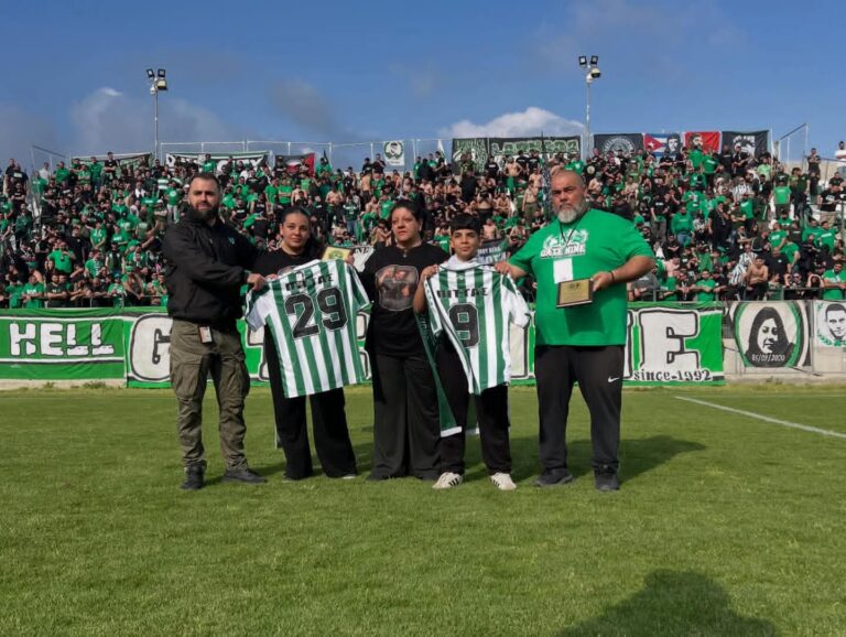 Τιμήθηκε στο ημίχρονο ο Αντρέας Πίττας